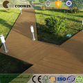 Fácil instalar decks composto de plástico de madeira, piso externo anti-rachadura à prova d &#39;água